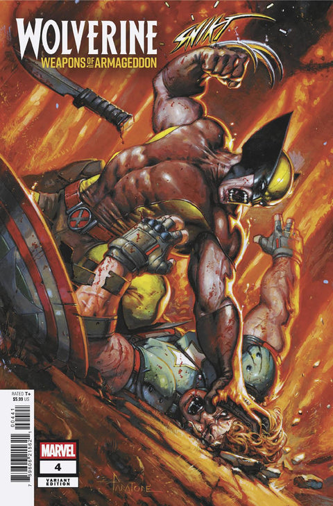 Wolverine: Weapons of Armageddon 4 Comic Davide Paratore Variant Marvel Comics 2026