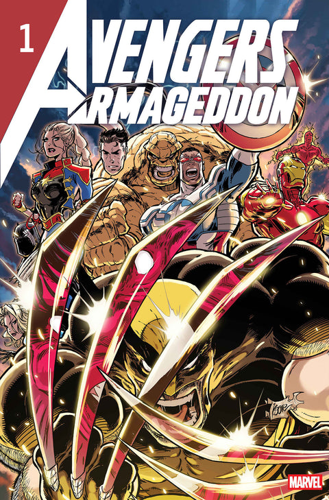AVENGERS: ARMAGEDDON #1 KAARE ANDREWS FOIL VARIANT Marvel Chip Zdarsky Delio Diaz Kaare Andrews