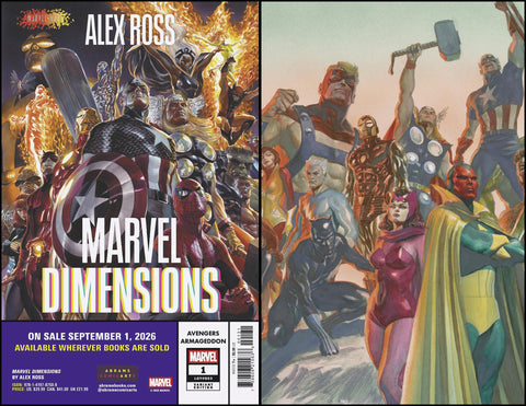 Avengers: Armageddon 1 Comic Alex Ross Variant Marvel Comics 2026