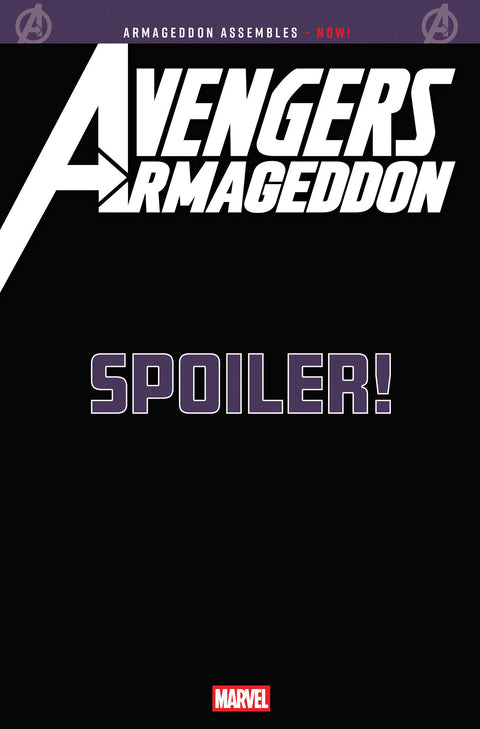 Avengers: Armageddon 1 Comic Marco Checchetto Spoiler Variant Marvel Comics 2026