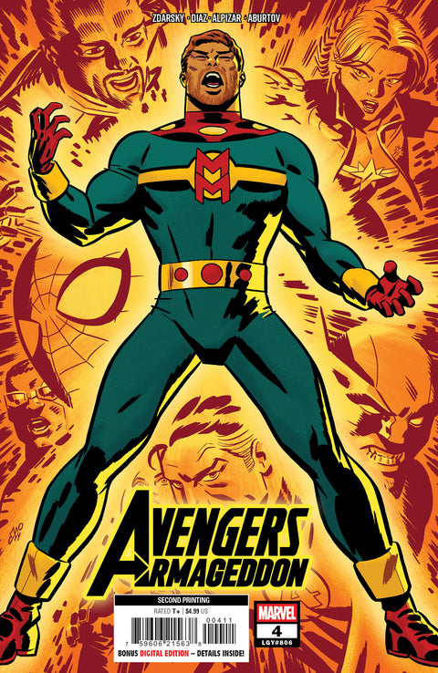 AVENGERS: ARMAGEDDON #4 MICHAEL CHO 2ND PRINTING VARIANT Marvel Chip Zdarsky Dellio Diaz Michael Cho