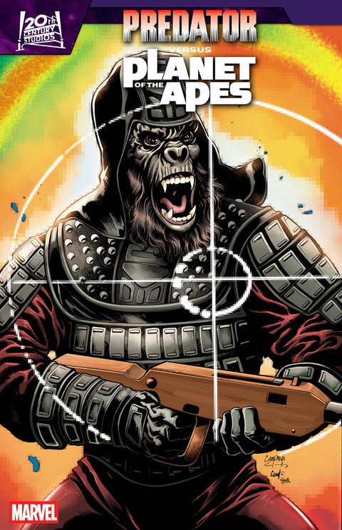 Predator vs. the Planet of the Apes 2 Comic Chris Campana Movie Poster Homage Variant Marvel Comics 2026