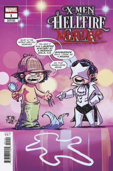 X-MEN: THE HELLFIRE MURDER #1 SKOTTIE YOUNG VARIANT Marvel Saladin Ahmed Tony Daniel Skottie Young