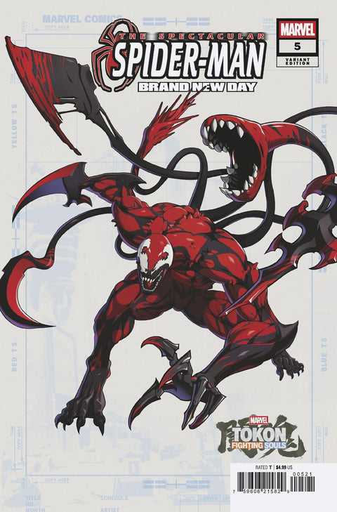 SPECTACULAR SPIDER-MAN: BRAND NEW DAY #5 MARVEL TOKON: FIGHTING SOULS VARIANT Marvel Dan Slott Marcus To Marvel Games