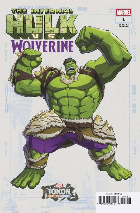 INFERNAL HULK VS. WOLVERINE #1 MARVEL TOKON: FIGHTING SOULS VARIANT Marvel Phillip Kennedy Johnson Jonas Scharf Marvel Games
