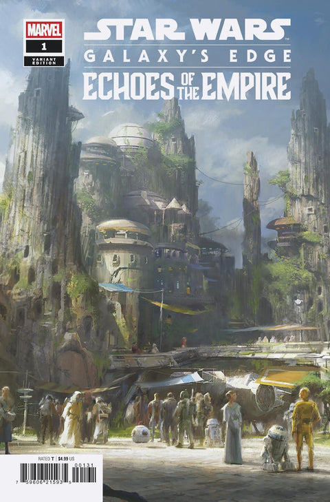 Star Wars: Galaxy's Edge - Echoes Of The Empire 1 Comic Concept Art Variant Marvel Comics 2026