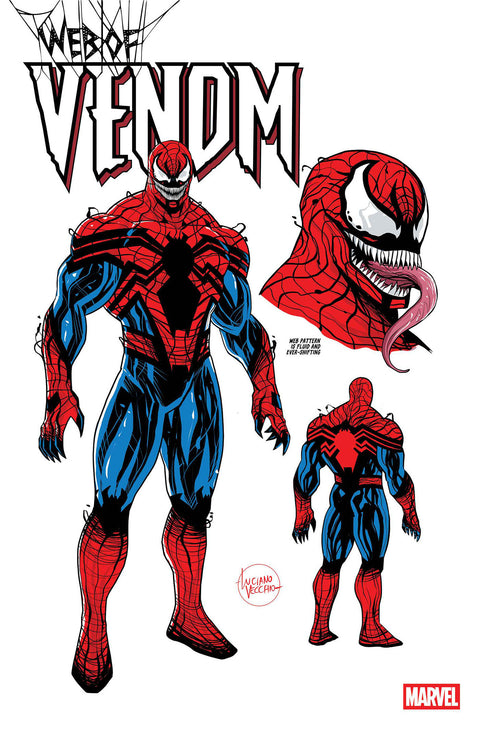 Web of Venom 1 Comic Luciano Vecchio Design Incentive Variant (1:10) Marvel Comics 2026