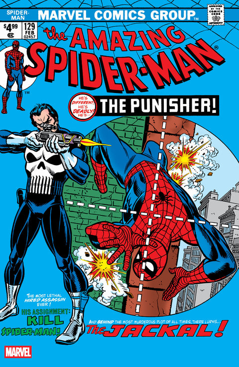 The Amazing Spider-Man, Vol. 1 129 Comic Facsimile Blue Foil Variant Marvel Comics 2026