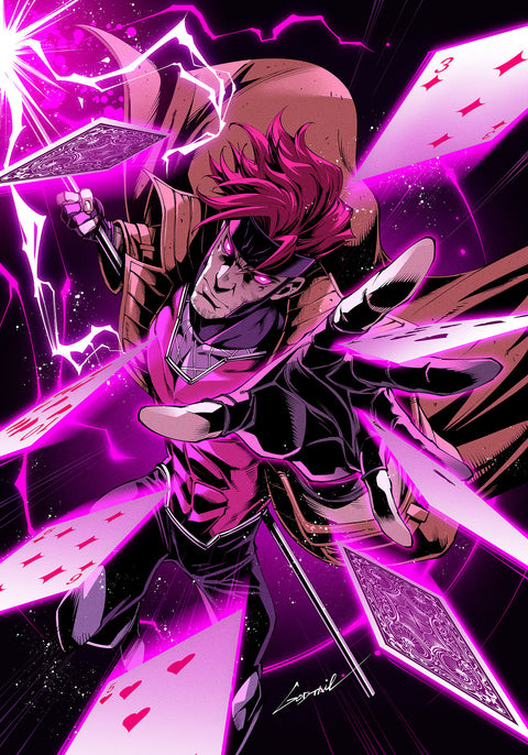 GAMBIT: WANTED #2 GODTAIL GAMBIT VIRGIN VARIANT 1:50 Marvel Chris Claremont Robert Gill GODTAIL