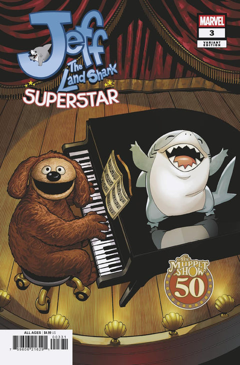 Jeff The Land Shark: Superstar 3 Comic Matteo Lolli Muppets Variant Marvel Comics 2026