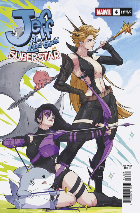 JEFF THE LAND SHARK: SUPERSTAR #4 JHONY CABALLERO VARIANT Marvel Kelly Thompson Tokitokoro Jhony Caballero