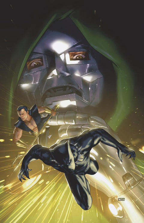 BLACK PANTHER/NAMOR: DOOMED #1 TAURIN CLARKE VIRGIN VARIANT 1:50 Marvel Ethan S. Parker Stefano Nesi Taurin Clarke