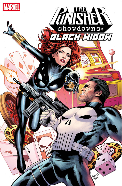 PUNISHER SHOWDOWNS: BLACK WIDOW #1 Marvel Tom Waltz Greg Land Greg Land