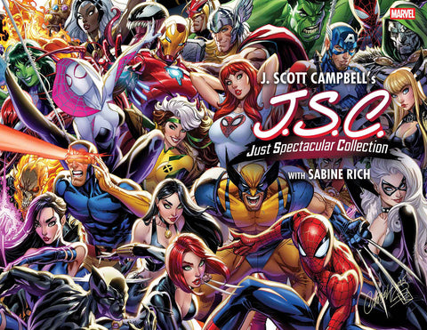 JUST SPECTACULAR COLLECTION #1 Marvel J Scott Campbell J Scott Campbell