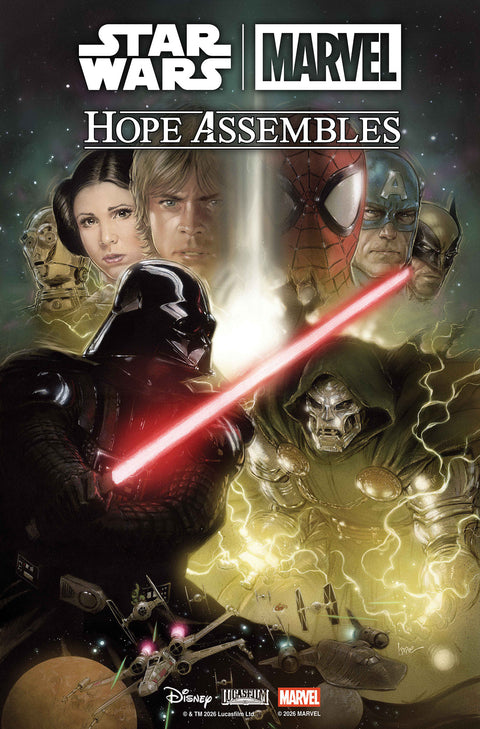 STAR WARS/MARVEL: HOPE ASSEMBLES #1 COVER C KAARE ANDREWS BATTLE VARIANT Marvel Kevin Smith David Marquez Kaare Andrews