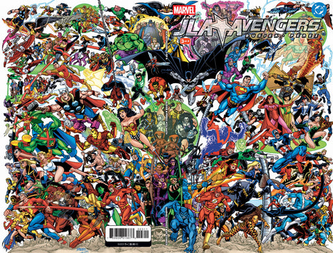 JLA/AVENGERS #3 FACSIMILE EDITION WRAPAROUND COVER Marvel Kurt Busiek George Perez George Perez