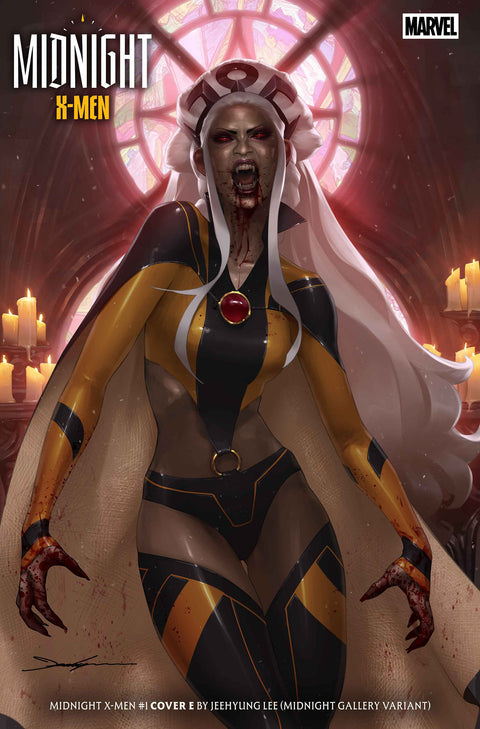 MIDNIGHT X-MEN #1 COVER E JEEHYUNG LEE MIDNIGHT GALLERY 1:25 VARIANT 1:25 Marvel Jonathan Hickman Matteo Della Fonte Jeehyung Lee