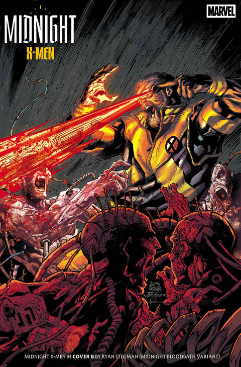 MIDNIGHT X-MEN #1 COVER B RYAN STEGMAN MIDNIGHT BLOODBATH VARIANT Marvel Jonathan Hickman Matteo Della Fonte Ryan Stegman
