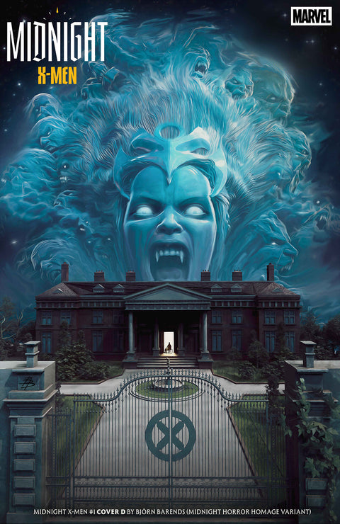 MIDNIGHT X-MEN #1 COVER D BJORN BARENDS MIDNIGHT HORROR HOMAGE VARIANT Marvel Jonathan Hickman Matteo Della Fonte Bjorn Barends
