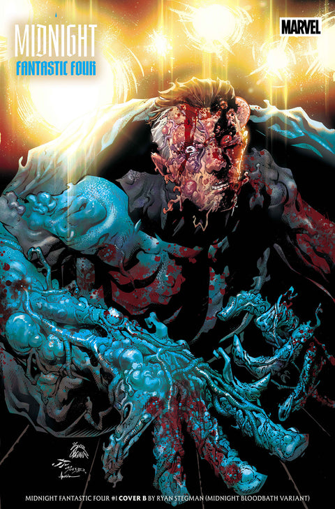 MIDNIGHT FANTASTIC FOUR #1 COVER B RYAN STEGMAN MIDNIGHT BLOODBATH VARIANT Marvel Benjamin Percy Kev Walker Ryan Stegman