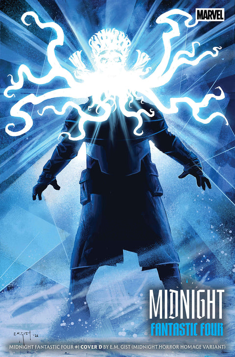 MIDNIGHT FANTASTIC FOUR #1 COVER D E.M. GIST MIDNIGHT HORROR HOMAGE VARIANT Marvel Benjamin Percy Kev Walker E.M. Gist