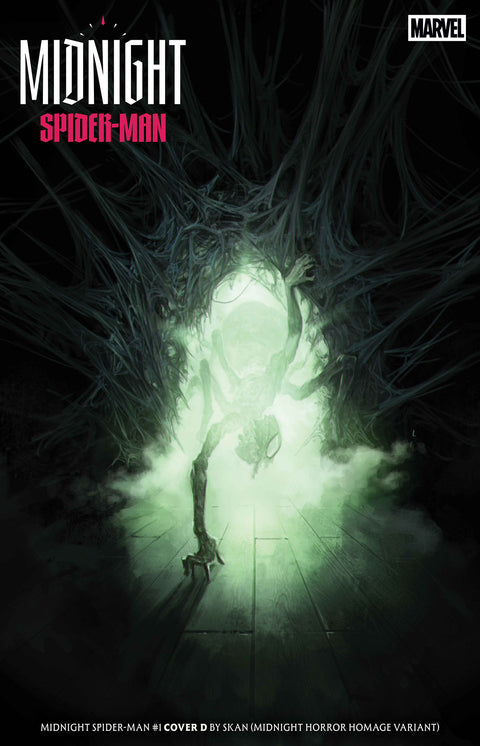 MIDNIGHT SPIDER-MAN #1 COVER D SKAN MIDNIGHT HORROR HOMAGE VARIANT Marvel Phillip Kennedy Johnson SCIETRONC Skan