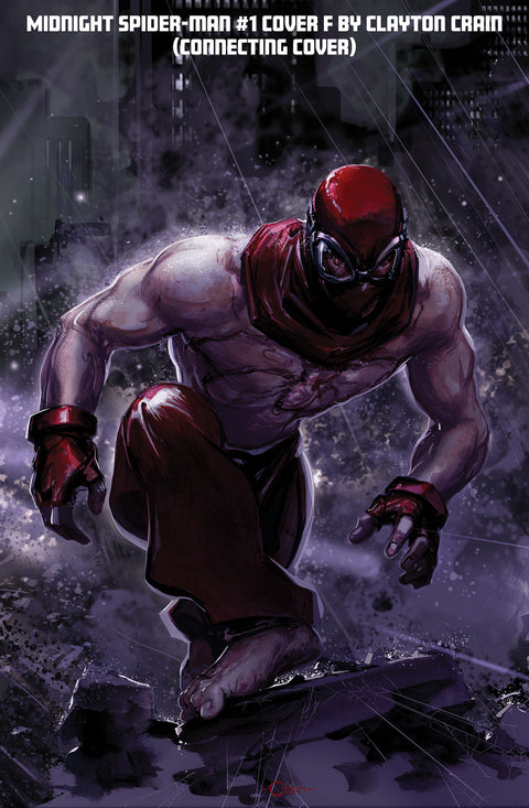 MIDNIGHT SPIDER-MAN #1 COVER F CLAYTON CRAIN 3-PART CONNECTING VARIANT Marvel Phillip Kennedy Johnson SCIETRONC Clayton Crain