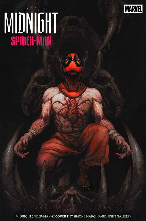 MIDNIGHT SPIDER-MAN #2 COVER E SIMONE BIANCHI MIDNIGHT GALLERY 1:25 VARIANT 1:25 Marvel Phillip Kennedy Johnson SCIETRONC Simone Bianchi