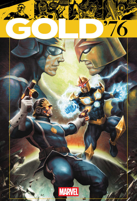 MARVEL GOLD '76 #1 KENDRICK LIM VARIANT Marvel Stephanie Phillips Madibek Musabekov Kendrick "Kunkka" Lim