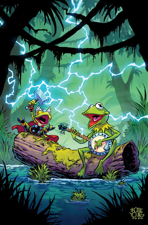 MUPPETS TAKE THE MARVEL UNIVERSE #1 SKOTTIE YOUNG VIRGIN VARIANT 1:100 Marvel Chip Zdarsky Pete Woods TBA