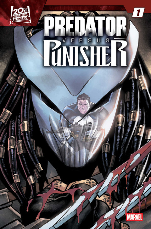 PREDATOR VS. PUNISHER #1 COVER F MARTIN COCCOLO FOIL VARIANT Marvel Frank Tieri Jesus Saiz Martin Coccolo