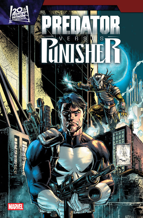 PREDATOR VS. PUNISHER #2 COVER C WHILCE PORTACIO 1:25 VARIANT 1:25 Marvel Frank Tieri Jesus Saiz Whilce Portacio