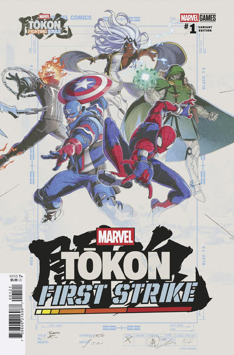 Marvel Tōkon: First Strike 1 Comic Marvel Tokon: Fighting Souls Variant Marvel Comics 2026