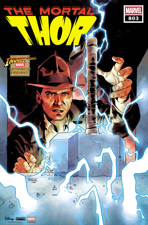 THOR #803 MAHMUD ASRAR INDIANA JONES MARVEL ARTIFACT VARIANT Marvel Al Ewing Pasqual Ferry Mahmud Asrar