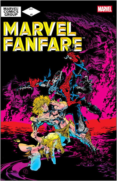 MARVEL FANFARE #2 FACSIMILE EDITION Marvel Chris Claremont Michael Golden Michael Golden