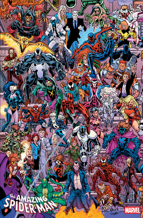 AMAZING SPIDER-MAN #1002 TODD NAUCK 4-PART CONNECTING LEGACY VARIANT Marvel Joe Kelly Pepe Larraz Todd Nauck