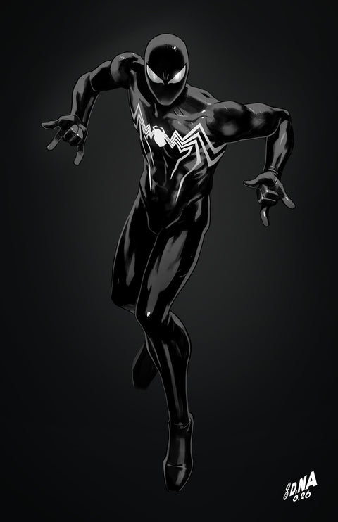 AMAZING SPIDER-MAN #1005 DAVID NAKAYAMA COLOR BLOCK BLACK VIRGIN 1:50 VARIANT 1:50 Marvel Joe Kelly Jonas Scharf David Nakayama
