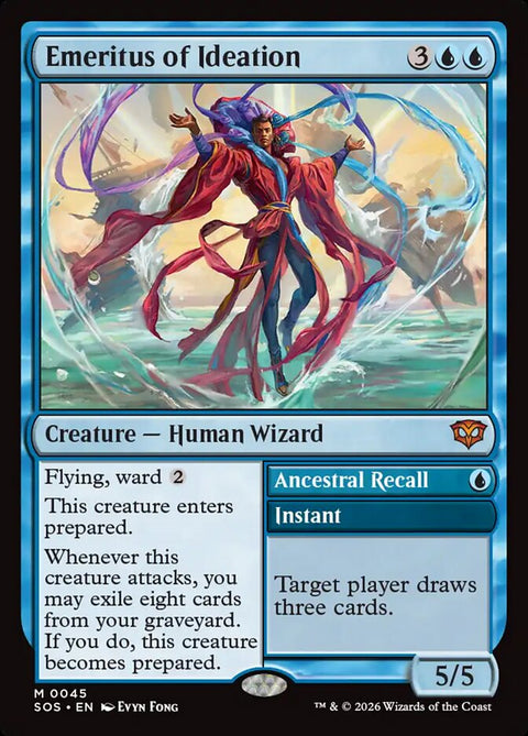 Emeritus of Ideation // Ancestral Recall (Foil)