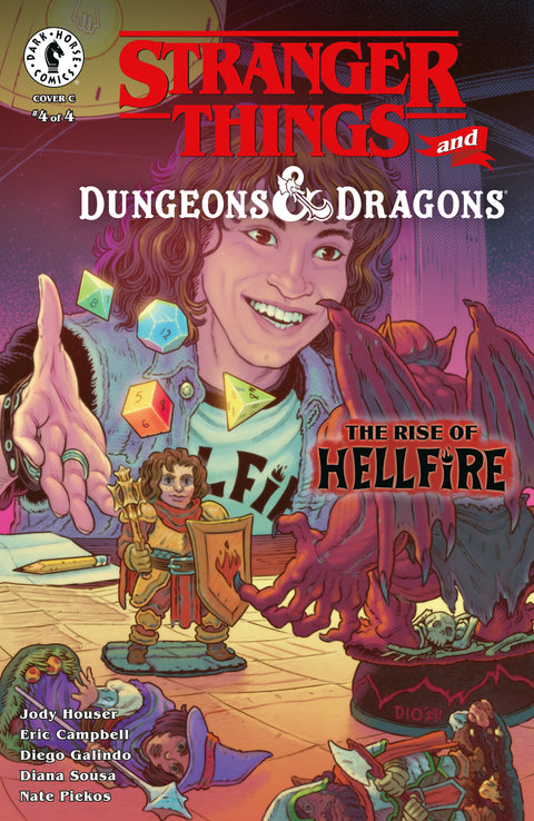 Stranger Things and Dungeons & Dragons: The Rise of Hellfire #4 (CVR C) (Daniel IriZarri) Dark Horse Comics Jody Houser Diego Galindo Daniel Irizarri