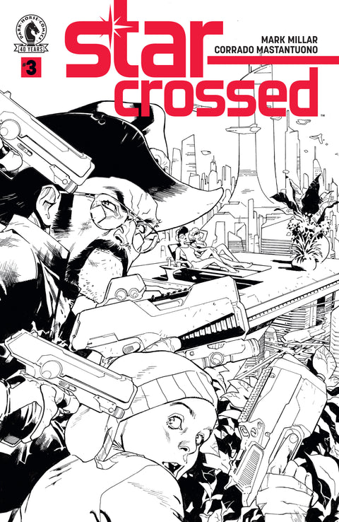 Star-Crossed #3 (CVR B) (B&W) (Stuart Immonen) Dark Horse Comics Mark Millar Corrado Mastantuono Stuart Immonen