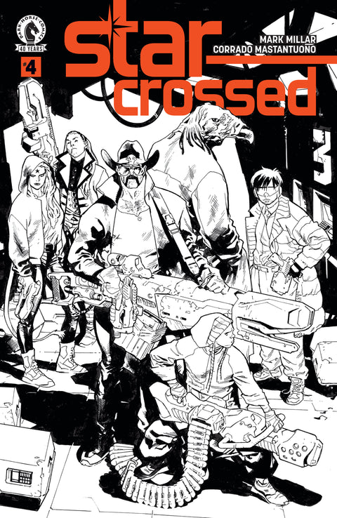 Star-Crossed #4 (CVR B) (B&W) (Stuart Immonen) Dark Horse Comics Mark Millar Corrado Mastantuono Stuart Immonen