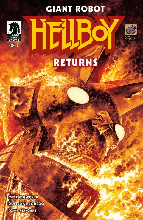Giant Robot Hellboy Returns 2 Comic Duncan Fegredo Dark Horse Comics 2026