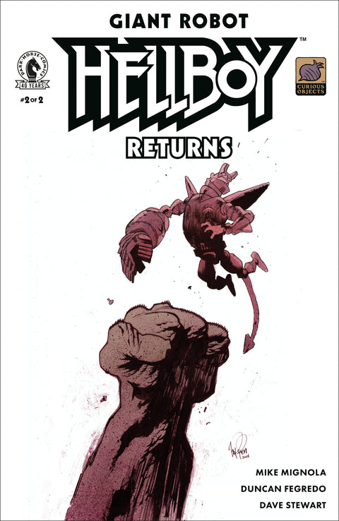 Giant Robot Hellboy Returns 2 Comic James Harren Variant Dark Horse Comics 2026