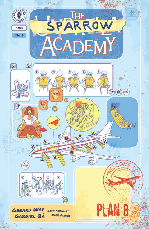 The Umbrella Academy: Plan B #1 (CVR A) (Gabriel Bá) Dark Horse Comics Gerard Way Gabriel Bá Gabriel Bá