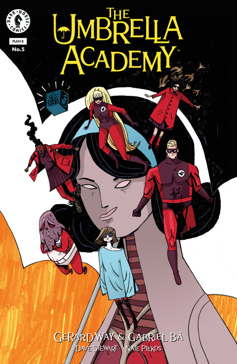 The Umbrella Academy: Plan B #5 (CVR B) (Warwick Johnson Cadwell) Dark Horse Comics Gerard Way Gabriel Bá Warwick Johnson Caldwell