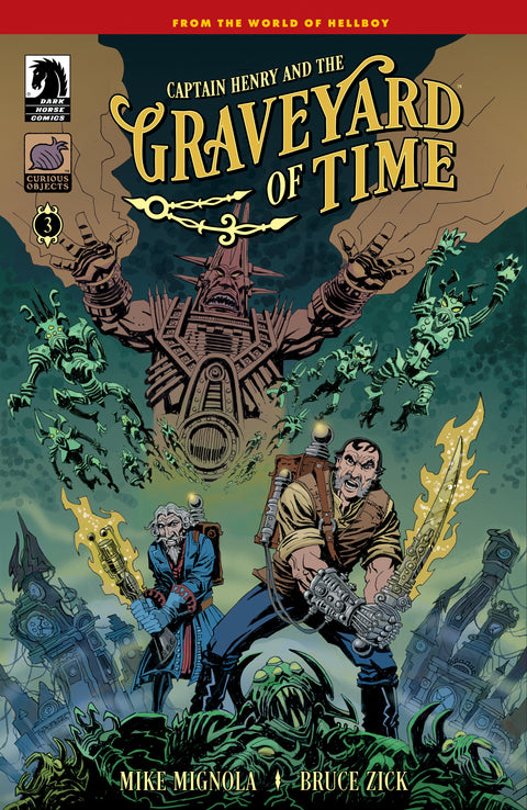 Captain Henry and the Graveyard of Time #3 (CVR A) (Bruce Zick) Dark Horse Comics Mike Mignola Bruce Zick Bruce Zick