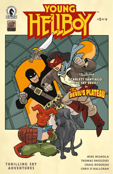Young Hellboy: Thrilling Sky Adventures #2 (CVR A) (Craig Rousseau) Dark Horse Comics Mike Mignola Craig Rousseau Craig Rousseau