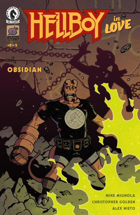 Hellboy in Love: Obsidian #2 (CVR A) (Alex Nieto) Dark Horse Comics Mike Mignola Alex Nieto Alex Nieto