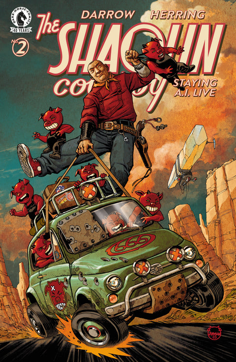 Shaolin Cowboy: Staying A.I.Live 2 Comic Dave Johnson Variant Dark Horse Comics 2026