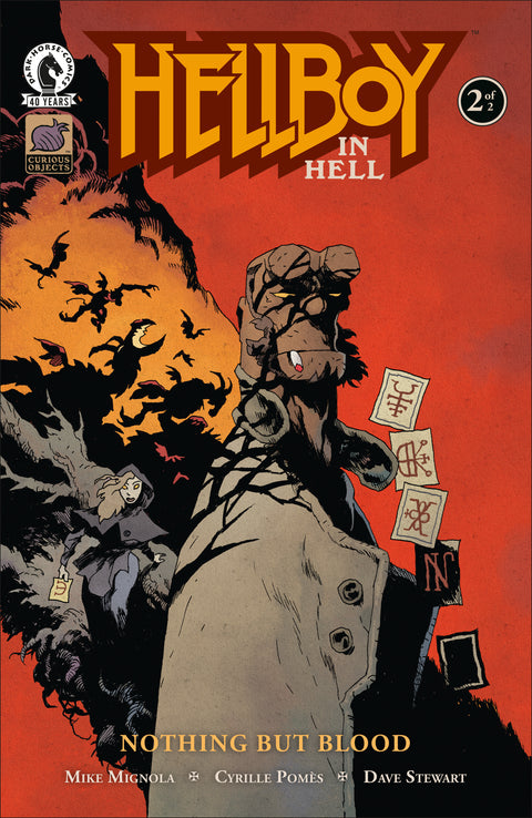 Hellboy in Hell: Nothing But Blood #2 (CVR A) (Cyrille Pomes) Dark Horse Comics Mike Mignola Cyrille Pomes Cyrille Pomes